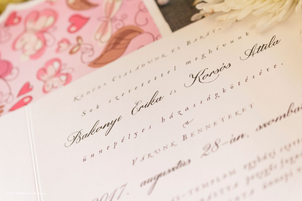 Casual Elegance XAE Collection – bélelt borítékos esküvői meghívó
