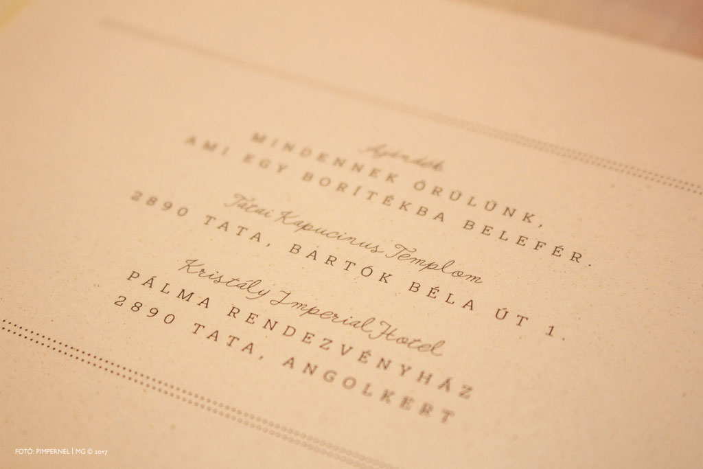 Cherish Elegance Collection – bélelt borítékos esküvői meghívó
