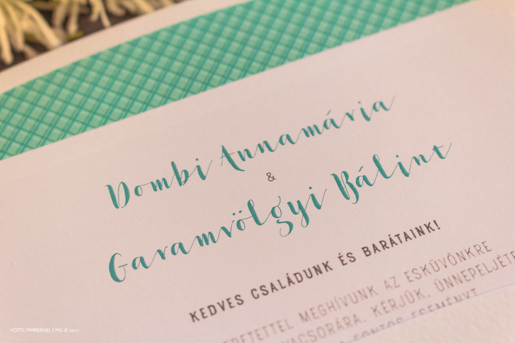 Confetti Crush Collection – bélelt borítékos esküvői meghívó