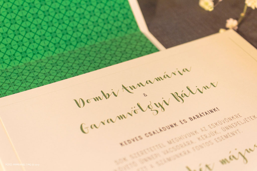 Confetti Crush Collection – bélelt borítékos esküvői meghívó