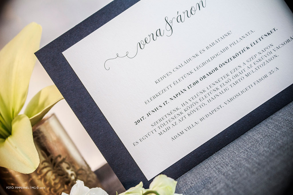 Formal Champagne Elegant Edition Collection – esküvői meghívó