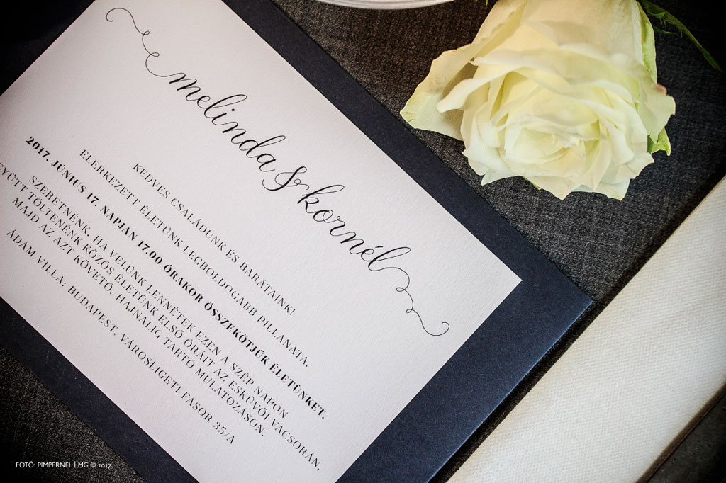 Formal Champagne Elegant Edition Collection – esküvői meghívó