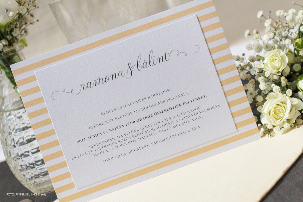Formal Champagne Funny Edition Collection – esküvői meghívó