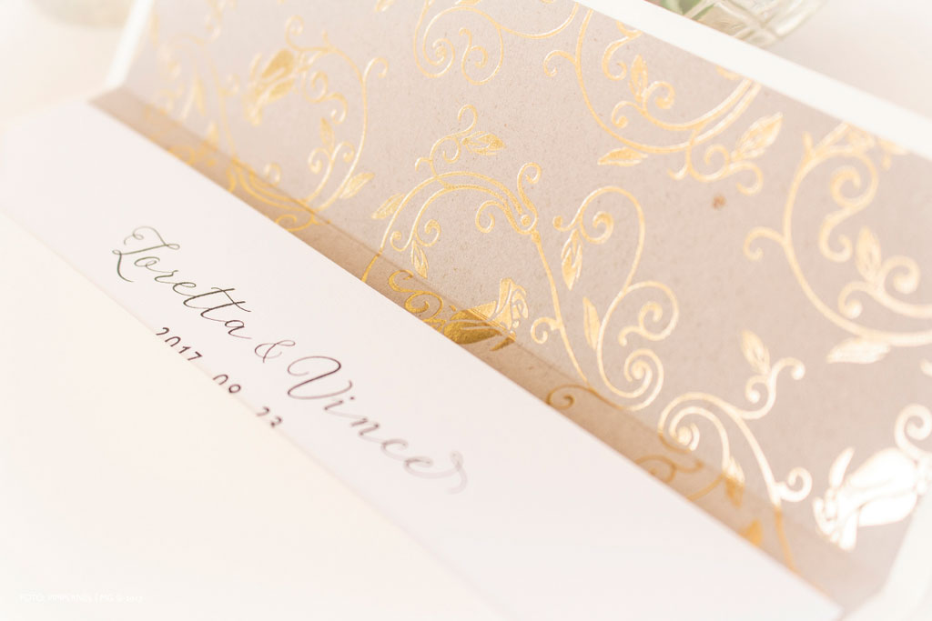 Modern Rose Collection- bélelt borítékos esküvői meghívó