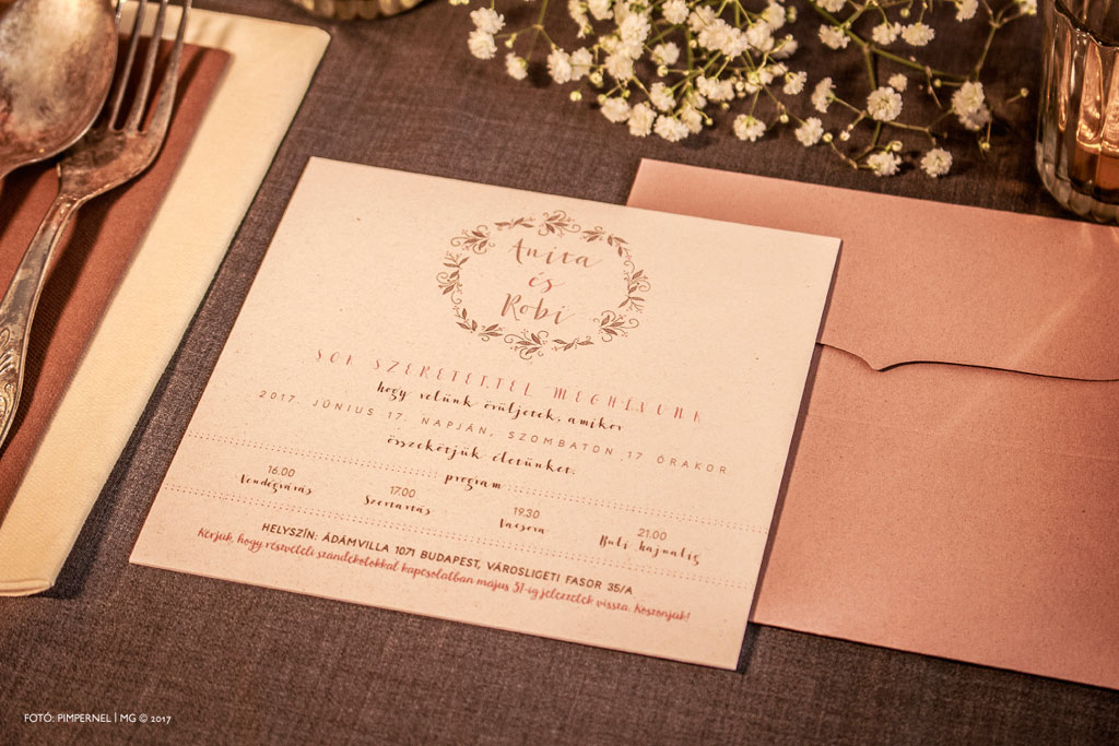 Organic Feel Collection – esküvői meghívó