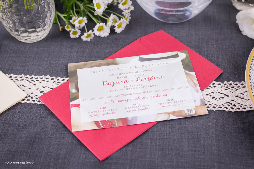 Photo & Typo Mini Collection 012- fotós esküvői meghívó