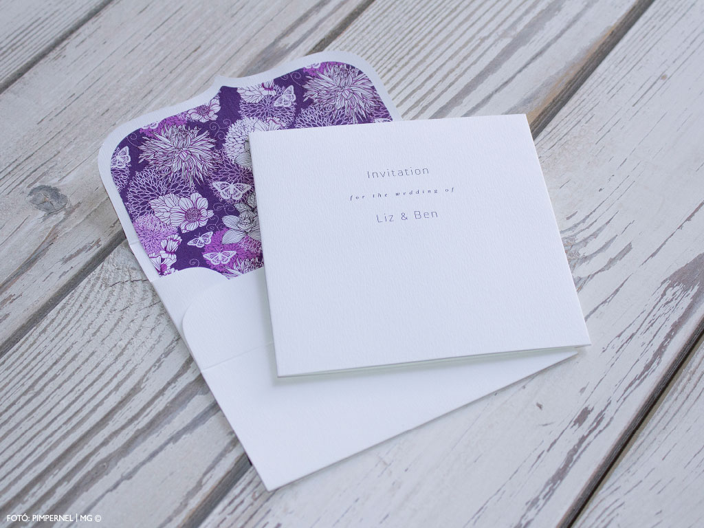 Sensual Modern Collection – bélelt borítékos esküvői meghívó