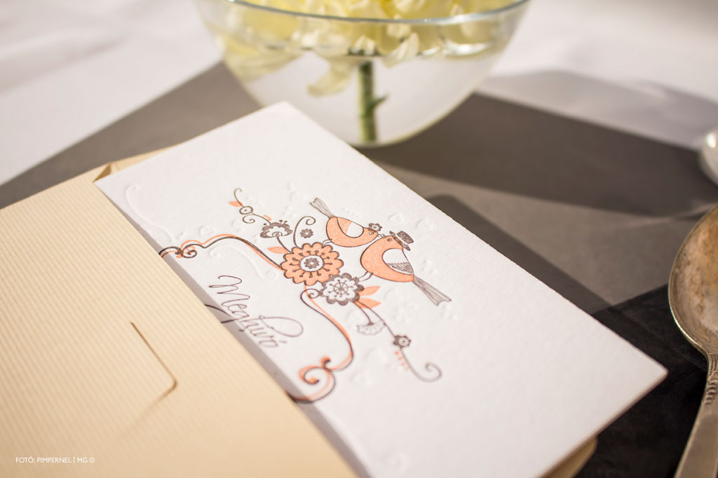 Humingbird Collection – Letterpress esküvői meghívó