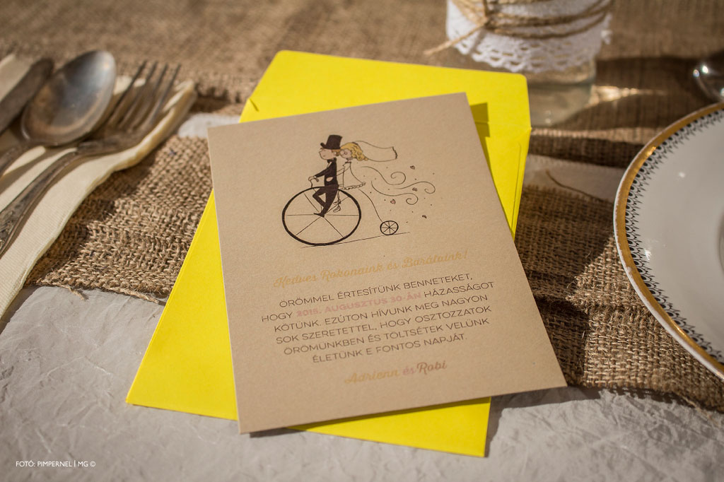 Sweet Ride Collection – esküvői meghívó