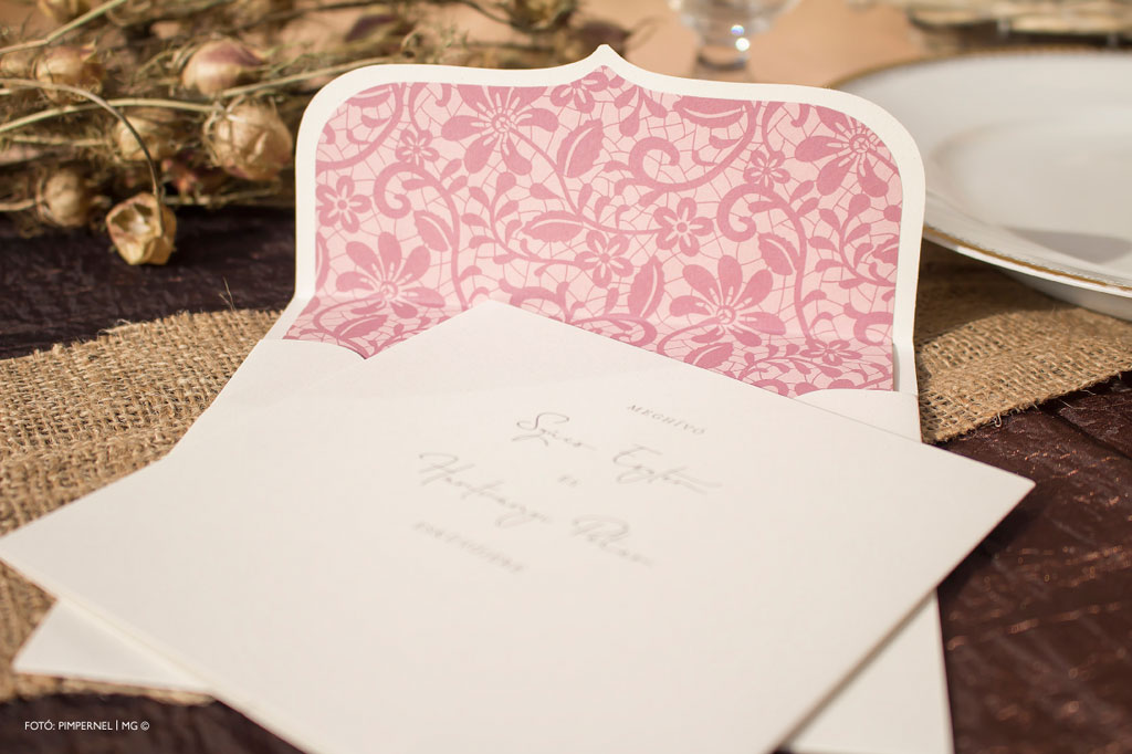 Midnight Orchid Collection- bélelt borítékos esküvői meghívó
