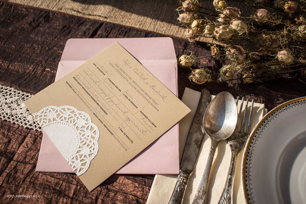 Vanilla Blossom Collection-esküvői meghívó