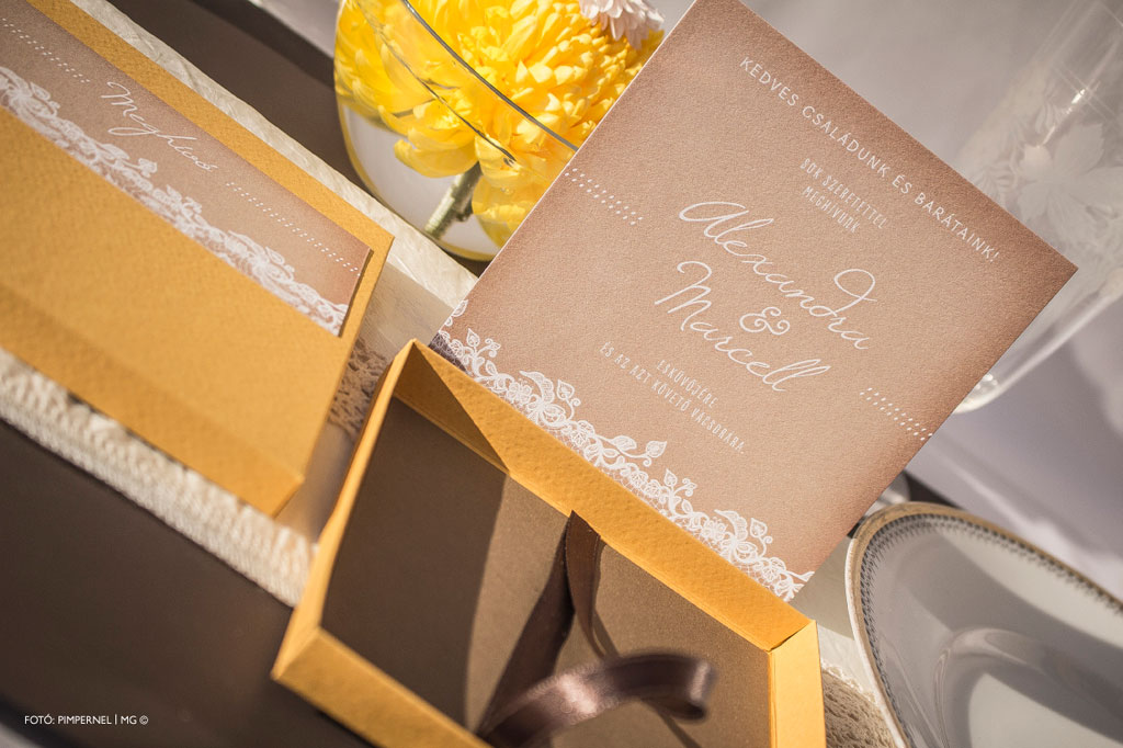 Rustic Elegance Collection – dobozos esküvői meghívó
